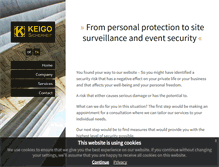 Tablet Screenshot of keigo-sicherheit.com